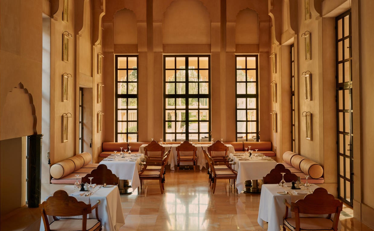 Amanbagh, India - Interior, Restaurant.
