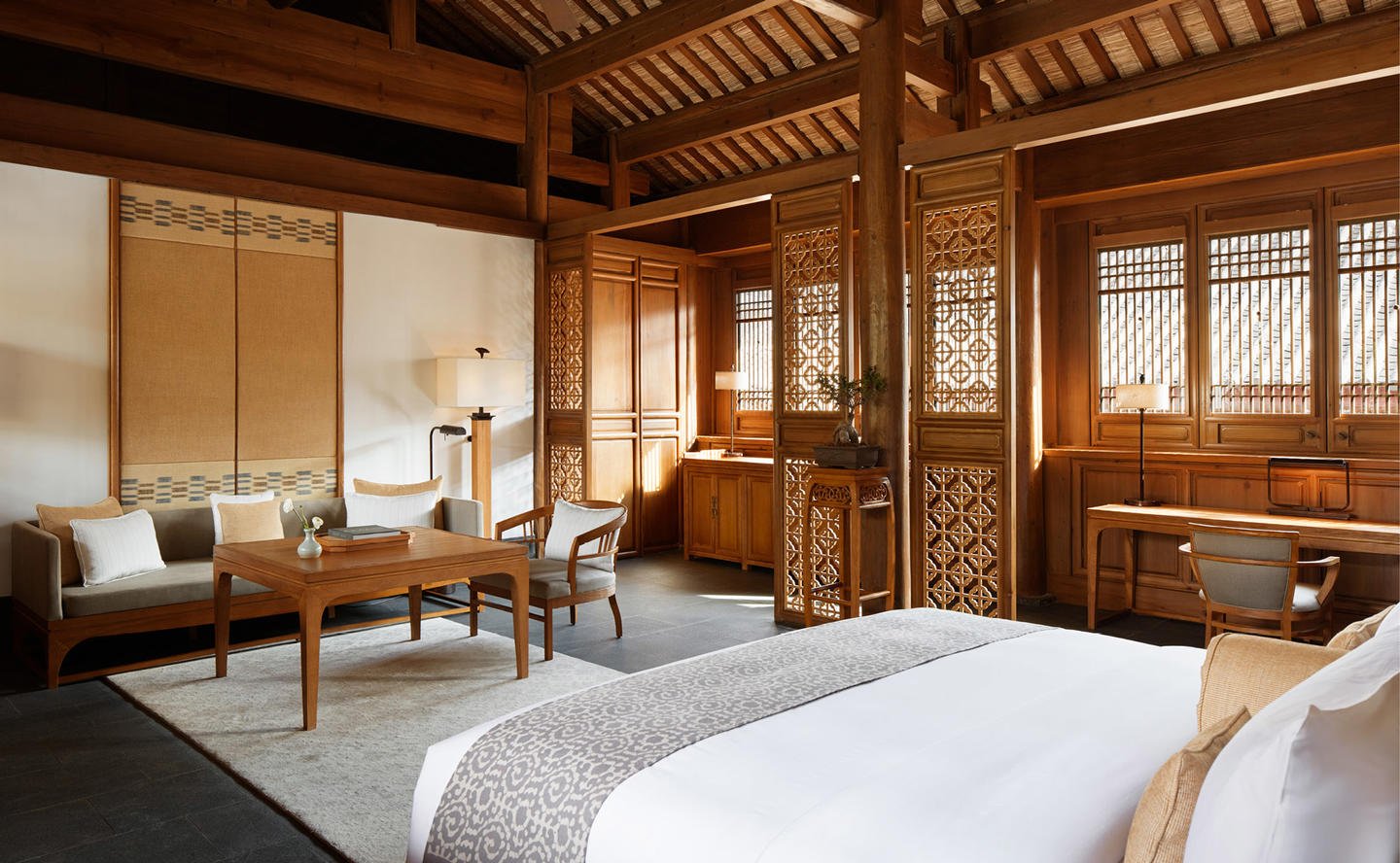 Bedroom, Courtyard Suite - Amandayan, China