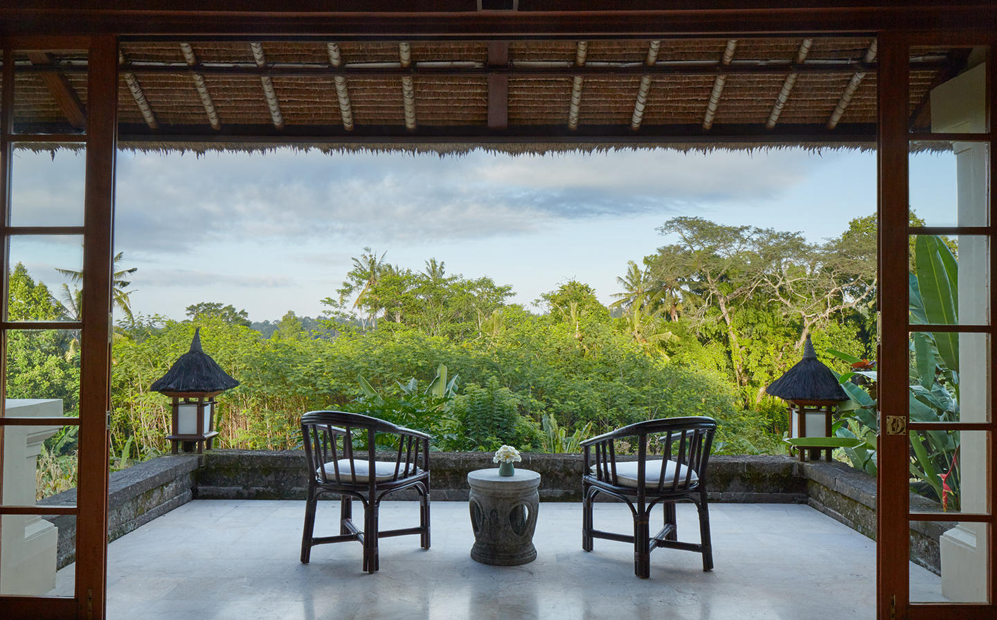 Terrace, Asmara Suite, Amandari, Bali