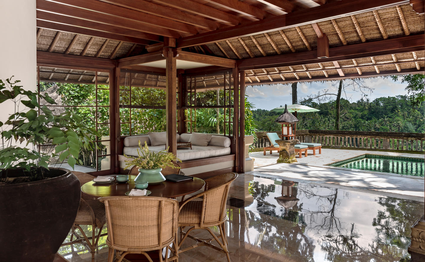 Living Area, Ayung Suite - Amandari, Bali