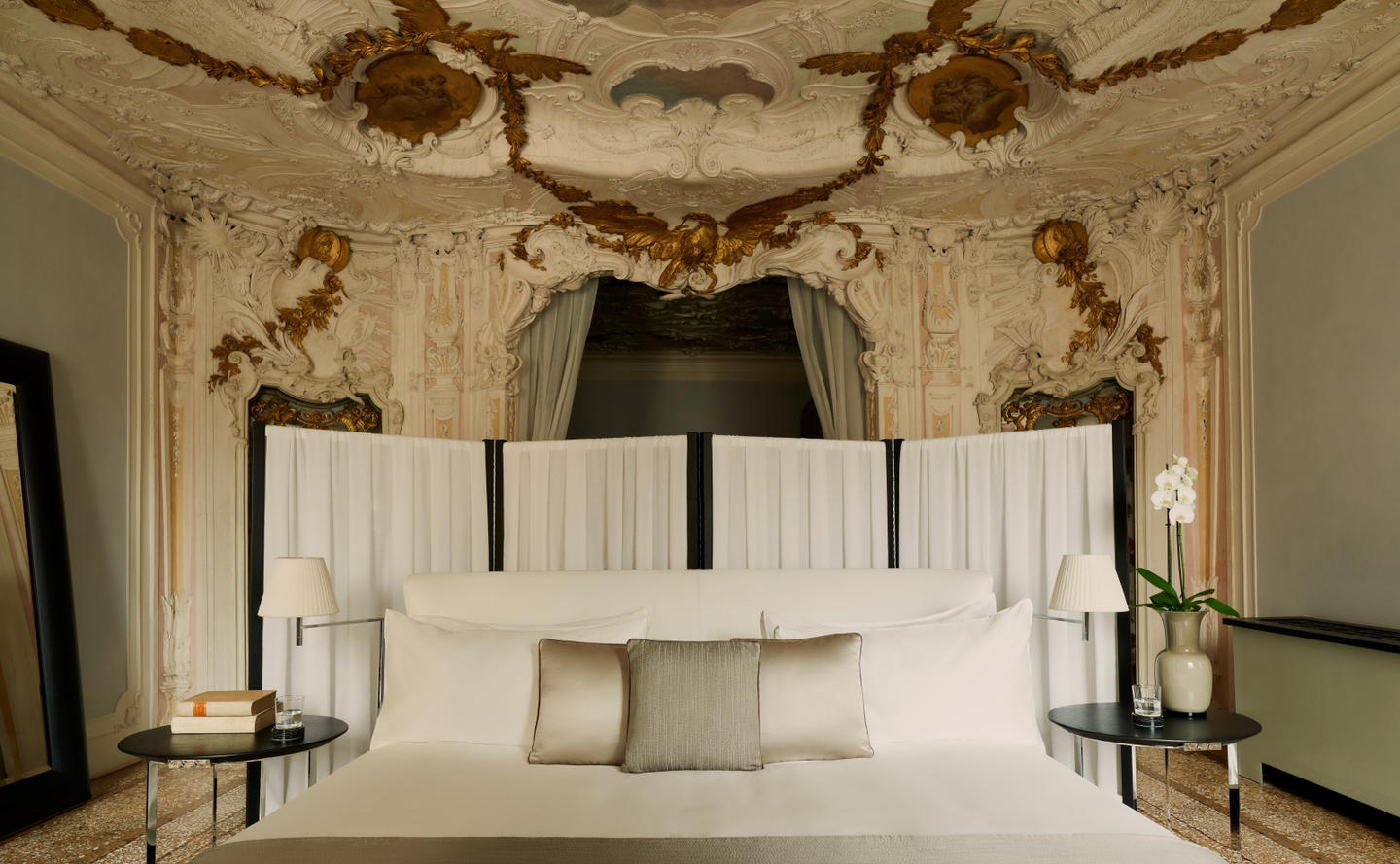 Aman Venice, Italy - Accommodation Alcova Tiepolo Suite Bedroom