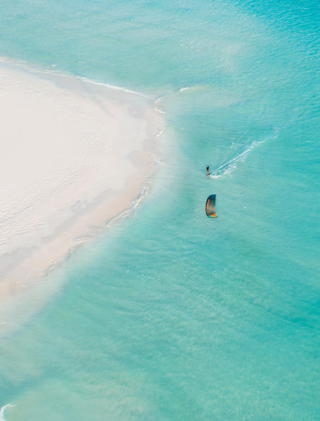 Amanpulo, Extreme Sports Retreat, Kite Surfing