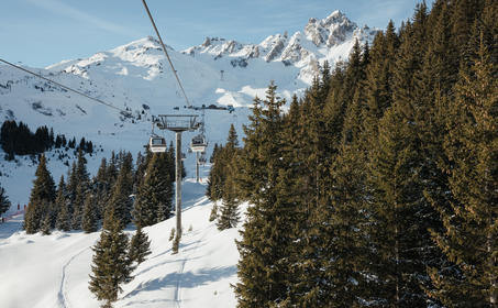 Aman Le Melezin - Ski lift 